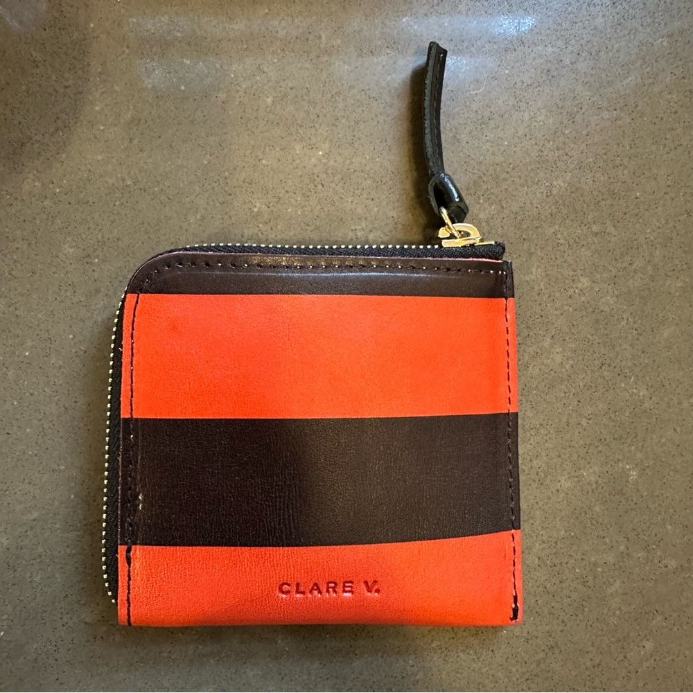 Clare V. Corner Zip Wallet